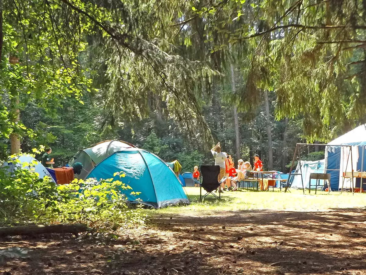 camping in the heart of nature landes